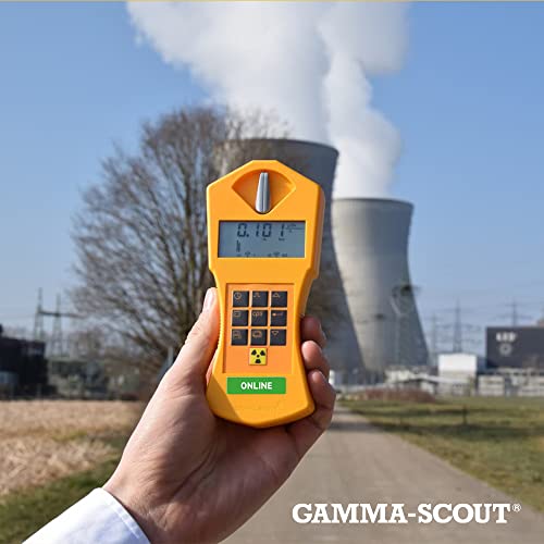 GAMMA-SCOUT Online | Geigerzähler für Radioaktivität mit Echtzeit-Datenübertragung & Graphiktool zur Datenauswertung - mit Ticker und Alarm - inkl. USB-Schnittstelle & PC/MAC-Auswertungssoftware