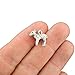 BULK 20 Lamb Antique Silver Tone Charms 3D - SC3456