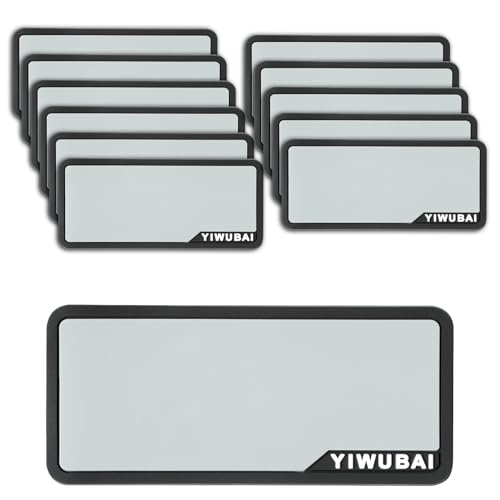 12-Pack Tactical Pvc Writable Id Patches,Rubber Name Number Tag Panel With Hook And Loop Backing,Customizable Gear Labels For Ammo Size,Pistol Model,Tool Classification