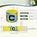 YELARXI Captain Arm Bands for Soccer, Soccer Captain C Armband, Modern Arc Elastic Protective Arm Badge Adjustable Player Bands Fitting for (Adult/Football) 2 Pcs & Yellow
