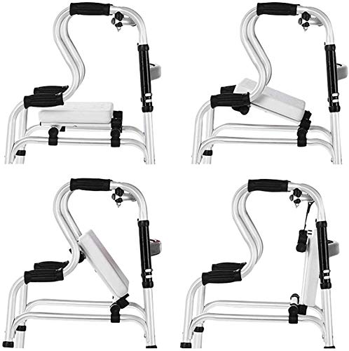 Andador Plegable Altura Ajustable Sin Ruedas Sin Asiento Andador Anciano