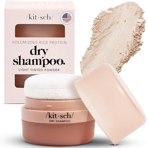 Kitsch Dry Shampoo Powder with Rice Protein for Women & Men - Uns...