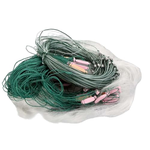 Lixada 25m 3 Layers Monofilament Fishing Fish Gill Net with Float #1/#2/#3/#4/#5/#6