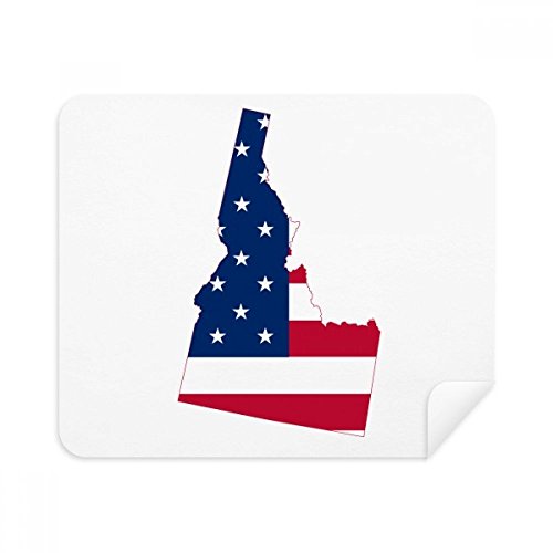 Chiffon pour écran Idaho drapeau américain pour garder vos lunettes propres en voyage