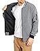 SAVKOOV Mens Lightweight Jacket Casual Bomber Jacket Varsity Coat