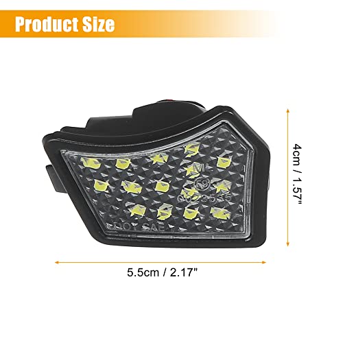 Par de lámparas LED para espejo lateral X AUTOHAUX miniatura 4
