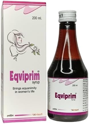 Eqviprim Syrup | ayurvedic feminine tonic | for irregular periods | white discharge relief | regulate menstrual cycle | Find Hormonal Harmony with our Proprietary Blend of Herbs | AYUSH approved | 200 ml (Pack of two)