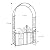 1. GO Steel Garden Arch with Gate, 7'5'' High x 4'2'' Wide, Garden Arbor for Various Climbing Plant, Outdoor Garden Lawn Backyard