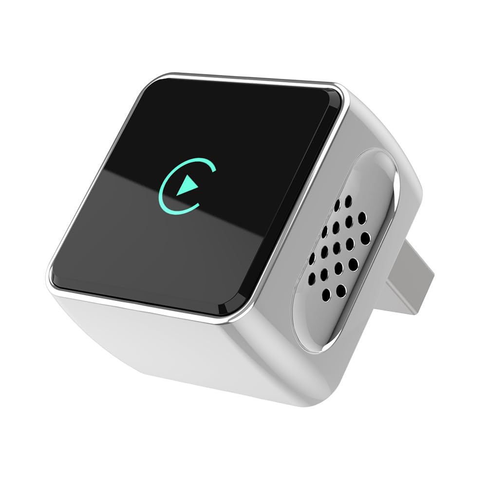 Mini Wireless CarPlay Adapter UK&Android Auto Wireless Adapter UK Plug&Play Car Play Wireless Adapter Fast Convert 5.8GHz WiFi Bluetooth Car Adapter 3–5s Auto Connect USB A&C iOS 10+ Android 10+