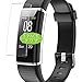 VacFun 3 Pezzi Pellicola Protettiva, compatibile con YAMAY HR Fitness Tracker SW352 ID130C smartwatch Smart Watch (Non Vetro Temperato Protezioni Schermo Cover Custodia) Screen Protector