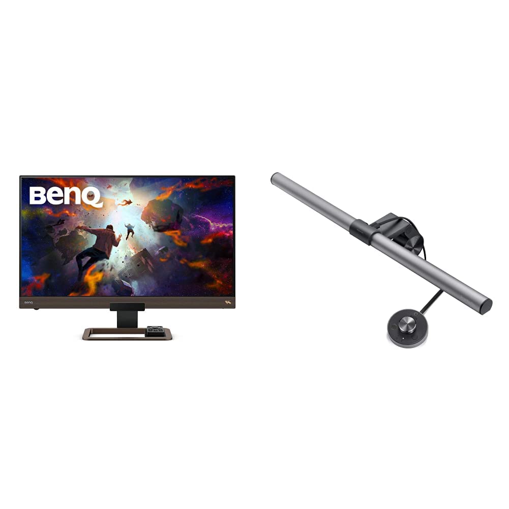 Amazon.com: BenQ EW3280U 32 inch 4K Monitor | IPS | Multi Media & ScreenBar  Plus e-Reading LED Computer Monitor Light Lamp, Matte Silver : Everything  Else