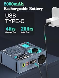 Jazmm Portable Shortwave Radio with 5W Bass Sound, AIR/AM/FM/VHF/SW/WB Worldband Radio with Bluetooth and APP Control, 2000mAh Rechargeable Battery with 9.85 Ft Wire Antenna,Flashlight,Recording