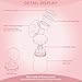 Electric Breast Pumps, Automatic Massage Silent Hands-Free Portable Breast Pump for Breastfeeding Suction Milk Breast Collector,Pain Free 2 Modes &9 Levels(Pink)