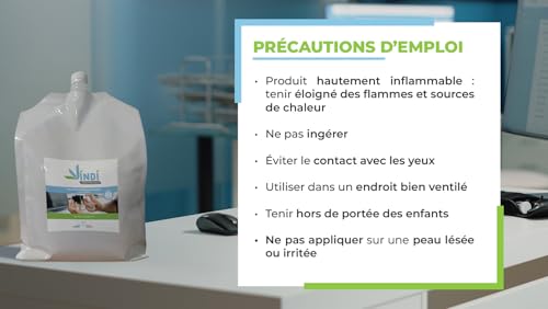 Solution hydroalcoolique Vindi désinfection maison et bureau 5L