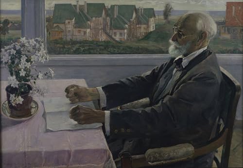 Impression d'art Ivan Pavlov portrait Nesterov sur toile haut de gamme 60x90