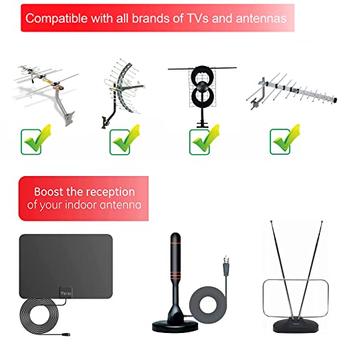 Cekay Indoor Tv Antenna Amplifier Low Noise Antenna Signal Booster #TOP3