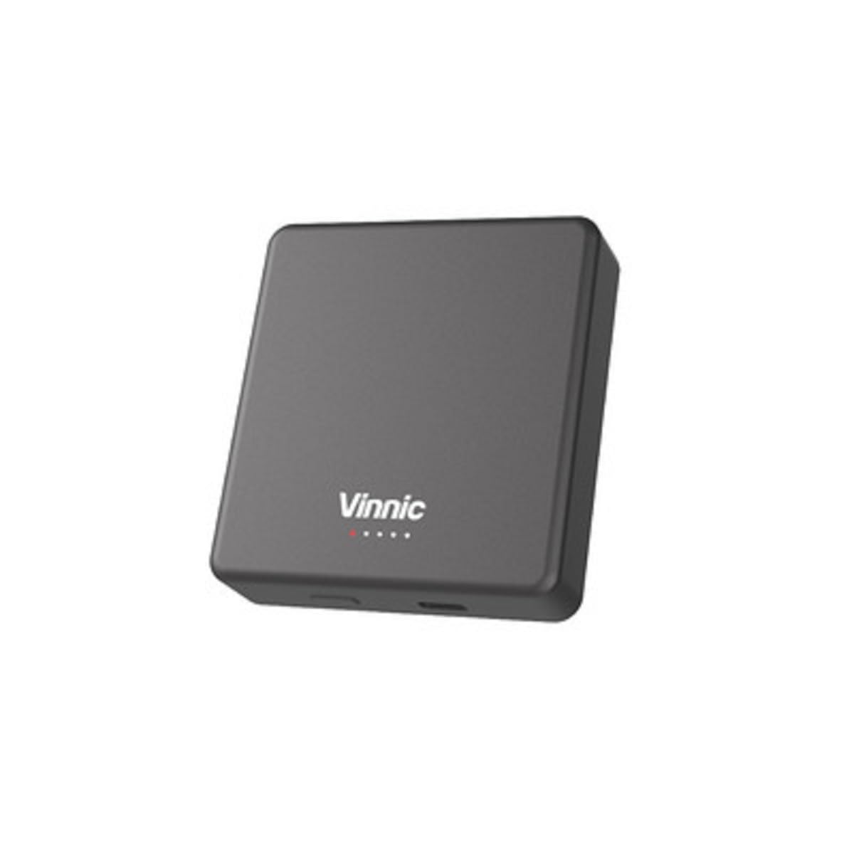 Vinnic Batería externa magnética inalámbrica de 5000/10000 mAh 15W para iPhone 12/12pro/12proMax/12mini/13/13pro/13proMax (grafito, 10000mAh)