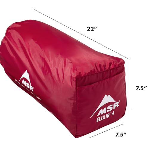Carpa ligera MSR Elixir para 4 personas miniatura 6