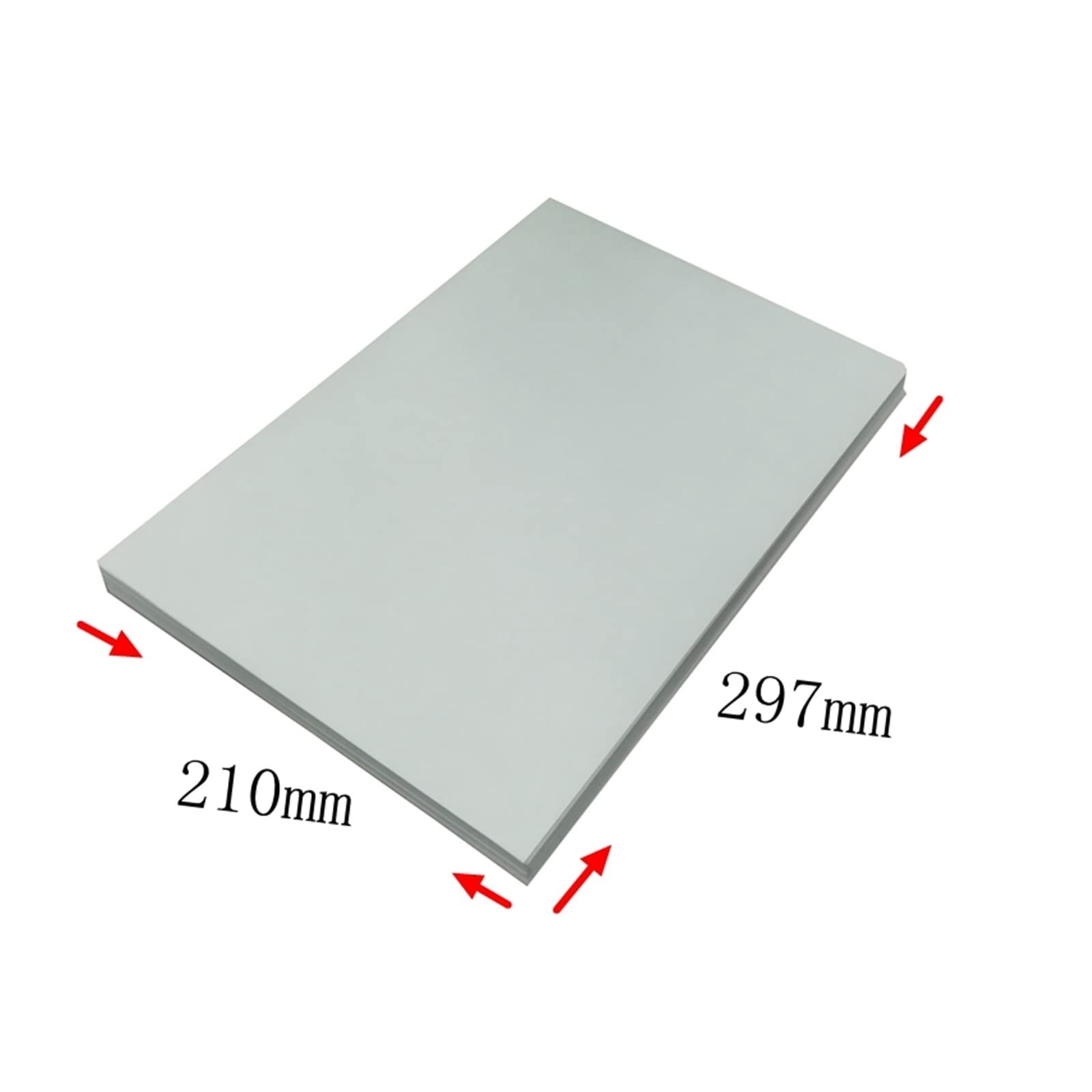 8,26x11,7 cala, żelazko na A4 papier termotransferowy jasny kolor bawełniane ubrania koszulka do samodzielnego wykonania papier do drukarek atramentowych Lucky (Color : 100 Sheets)