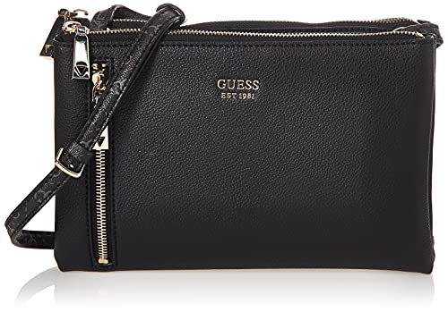Preisvergleich Produktbild Guess Naya Mini Double Zip Crossbody Bag Coal Multi