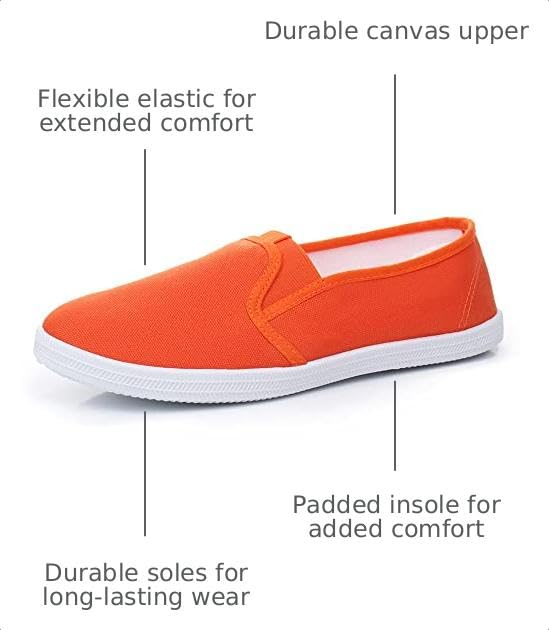 Image of VenusCelia Women's Fortius Canvas Slip On Sneaker