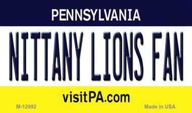 SMART BLONDE Nittany Lions Fan Novelty Metal Magnet M-12992