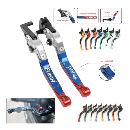 Levier d'embrayage pliable extensible F800R : commande réglable à 6 positions - 3