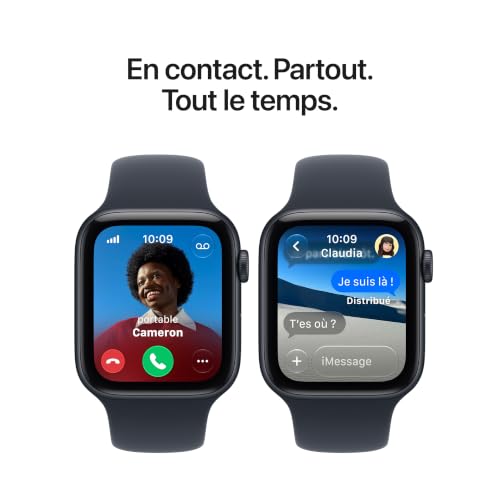 Apple Watch SE 3 GPS + Cellular 44 mm Boîtier en aluminium avec Bracelet Sport / - vue 6