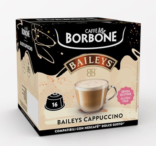 Caffè Borbone Cappuccino Baileys - 16 Capsule - Compatibili con macchine ad uso domestico Nescafè®* Dolce Gusto®*