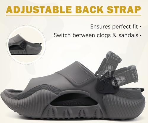 Image of COFACE Mens Orthotic Clogs Orthopedic Mules for Men Recovery Sandals Man Plantar Fasciitis Summer Casual Size 7-15