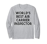 Der weltbeste Inspektor von Luftfahrtunternehmen Langarmshirt