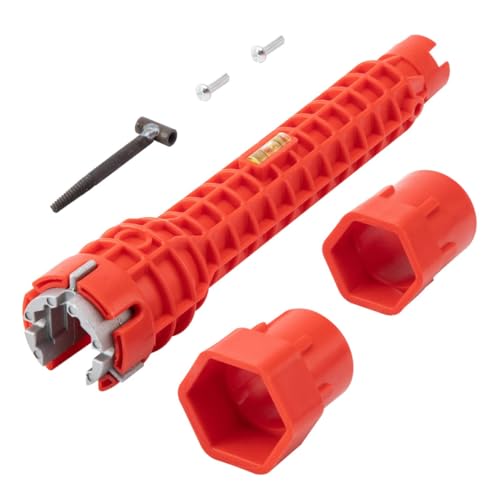 Chave Hidráulica Ferramenta Profissional Para apertar Cano Instalar Torneira 8 em 1 Chave de Encanam