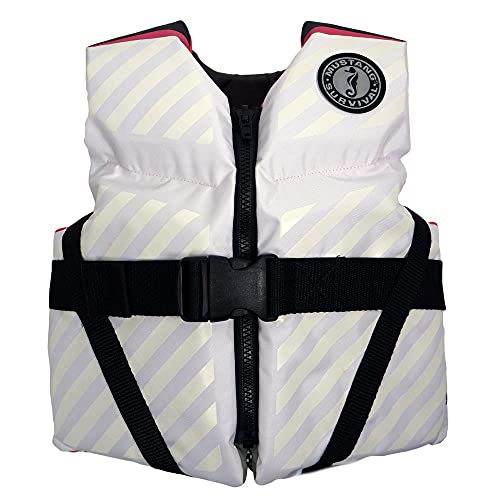 Mustang Survival Lil' Legends 70 Youth Life Vest White/Pink