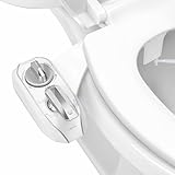 LUXE Bidet NEO 320 Plus - Warm Water, Dual Nozzle,...
