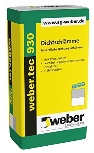 Preisvergleich Produktbild weber.tec 930, 25kg - Dichtschlämme