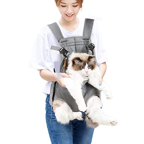 Dog Carrier Backpack - Legs Out Front-Facing Pet Carrier Backpack For Small Medium Large Dogs, Airline Approved Hands-Free Cat Travel Bag For Walking Hiking Bike And Motorcycle #TOP5