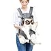 Dog Carrier Backpack, Pet Front Carrier Backpack Legs Out Dog Chest Carrier for Small Medium Dogs, Hands-Free Cat Backpack Carrier Dog Travel Backpack Airline Approved Hiking Bike Motorcycle