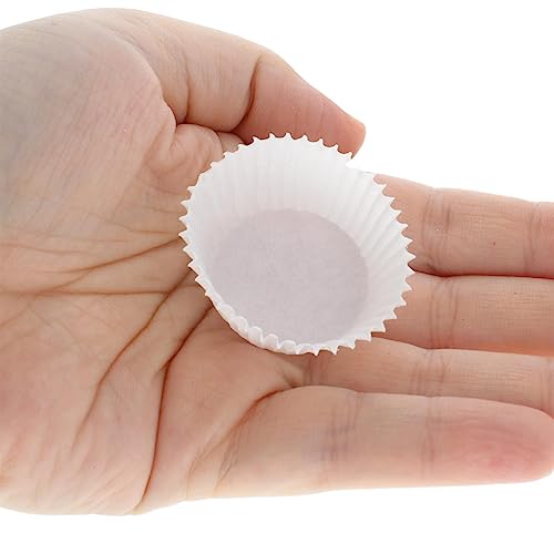 Vasos de caramelo de papel blanco CybrTrayd CCUPW-5-1000 para repostería casera 7