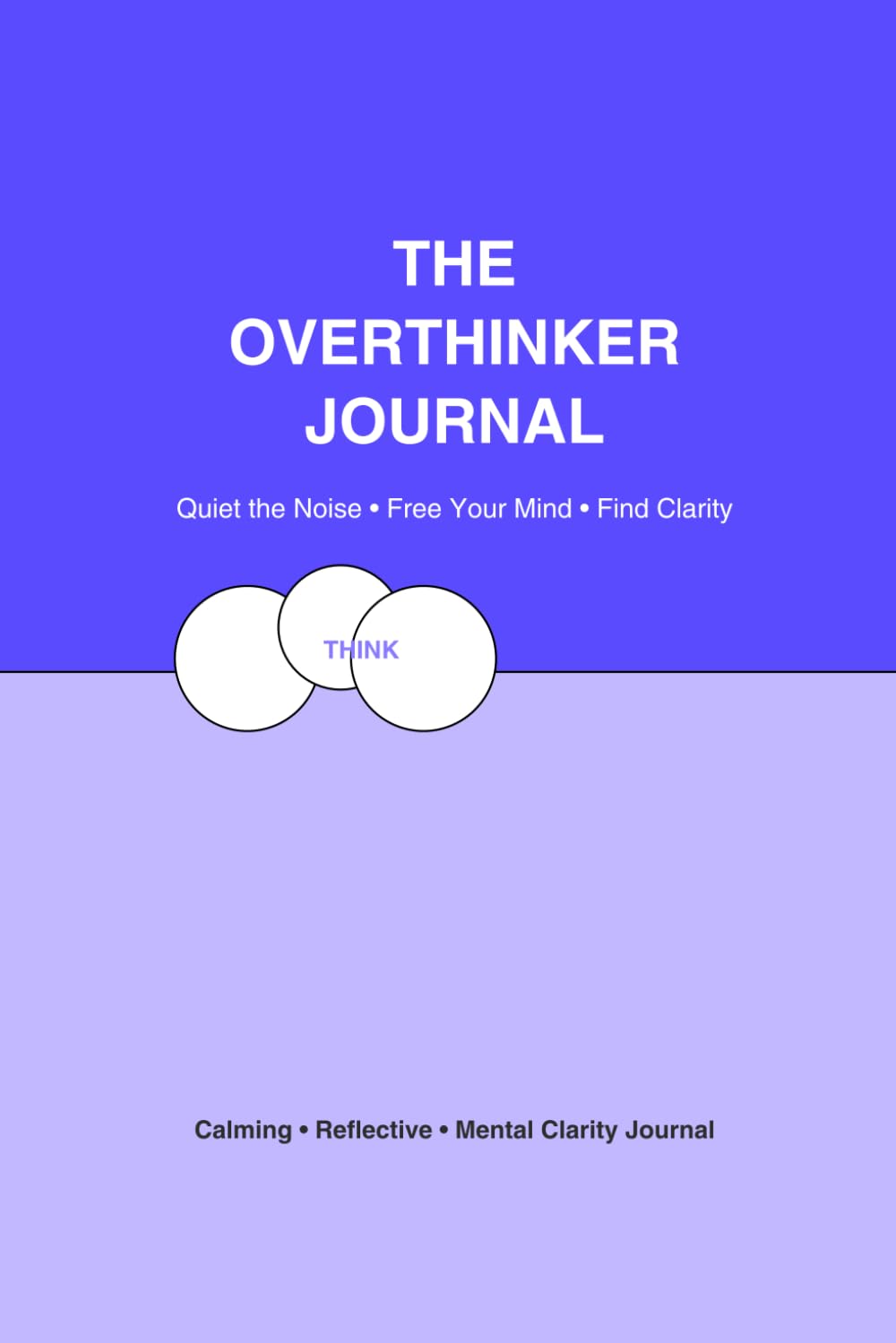 The Overthinker Journal: Quiet Your Thoughts, Reduce Anxiety, and Gain Mental Clarity Through Guided Reflection