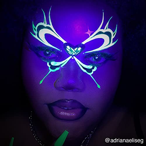 Mehron Makeup Paradise Makeup Aq Refill (.25 Oz) (Martian – Neon Green/Green Uv) #TOP6