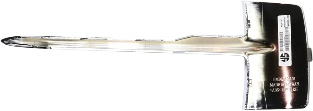 For BMW X5 Bumper Trim 2014-2018 Driver and Passenger Side Pair/Set | Front | Grille Cover | Chrome | Molding | Type 1 | Luxury Line | BM1038153, BM1039153 | 51117325395, 51117325396