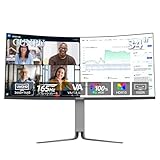 CUNPU 34インチ ウルトラワイド 湾曲モニター UWQHD （3440×1440） 165Hz Type-C 65W対応 sRGB100% 21:9 1000Rカーブド 高さ調整&旋回機能 PIP/PBP&KVM サポートHDMI2.0/DP1.4 フリッカーセーフ/ブルーライト低減モード Mac／PS5／PC用