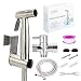 Ivory Handheld Bidet Sprayer Toilet Kit | Baby Cloth Diaper Sprayer, Bathroom Washroom Set with Accessories - Toilet or Wall Mount, Stainless Steel