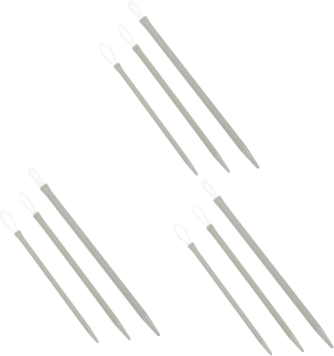 Lurrose 18pcs Wool Needles Yarn Threader for Sewing Knitting and Embroidery Lightweight and Portable Craft Tools for Projects