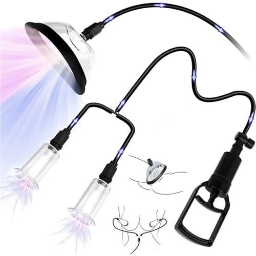 Klitoris Saugschalen Muschipumpe Sexspielzeug für Frauen, Manuelle Vakuum Klitoral Vaginapumpe, Stimuliert Klitoris Sauger, Vagina Sucker Vakuum Pussy Pump Klitoris Stimulator Sex Toys für Frauen