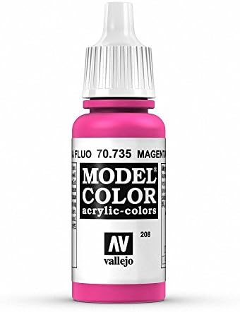 Vallejo Model Color 17 ml Acrylic Paint - Fluorescent Orange