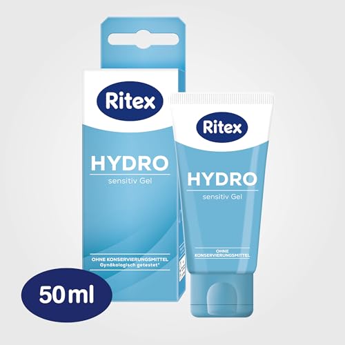 Ritex HYDRO GEL, Sensitiv Gleitgel wasserbasiert, 06149200000 Transparent, 50 ml