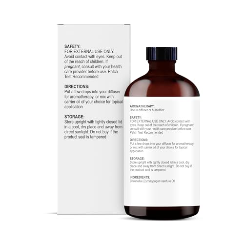 Image of Majestic Pure Citronella Essential Oil for Diffuser - 4 Fl Oz