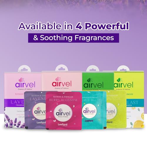 Image of Airvel Lavender Fragrance Pouch | Non-Toxic, Safe | Long-Lasting Freshness | Up to 30 Days contains 5 pcs (10g each)