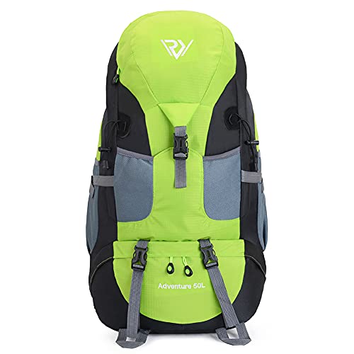 Ruru Monkey 50L Hiking Backpack, Lightweight Daypack For Outdoor Camping Travel, Backpacking Backpack For Women Men #TOP2